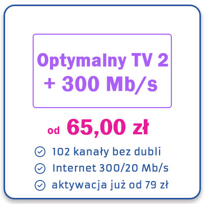 102 kanały + 300 Mb/s
