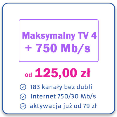 183 kanały + 750 Mb/s