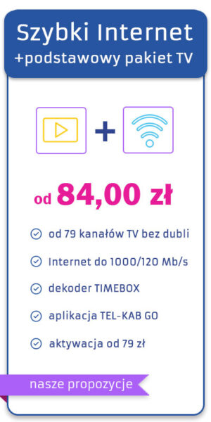 Szybki Internet + TV