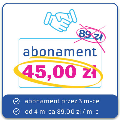 abonament światłowód 1 giga w promocji winter sale