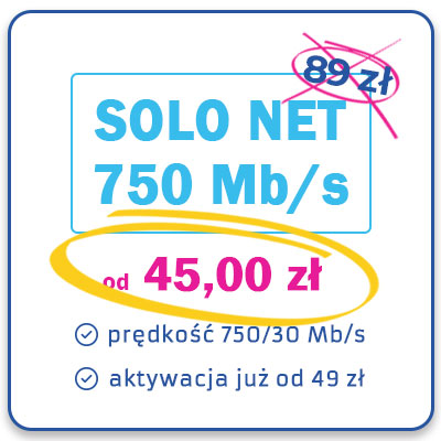 światłowód 750 Mb/s w promocji winter sale