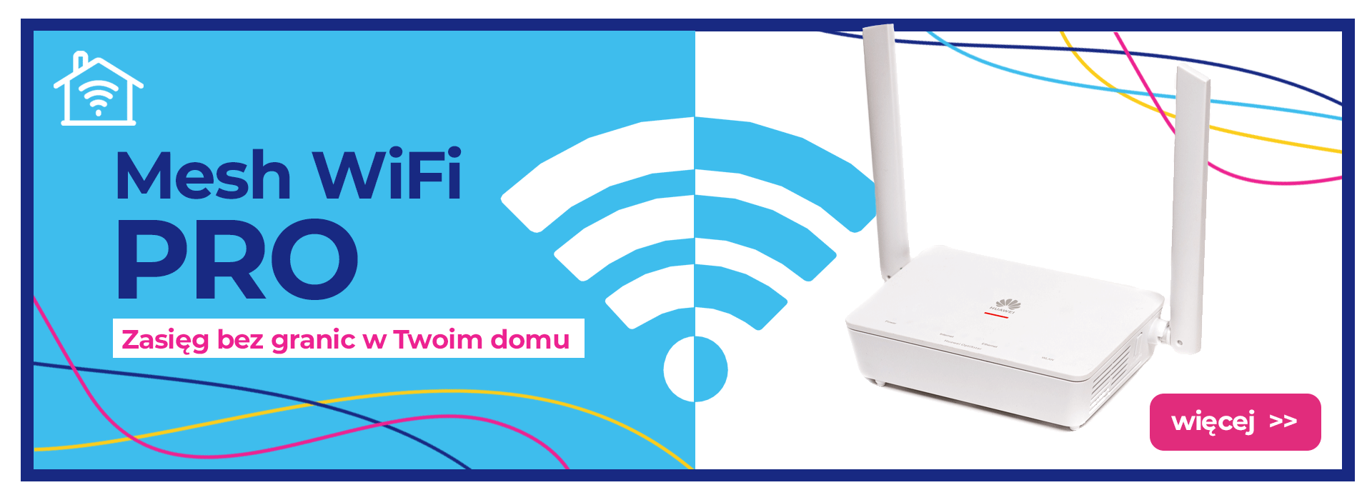 Mesh WiFi pro nowa jakość internetu bezprzewodowego. Najszybszy Światłowód po wifi