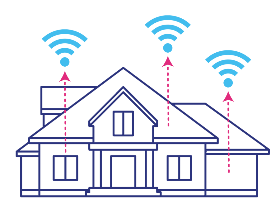 Szybki internet światłowodowy w całym domu dzięki Mesh Wi-fi PRO