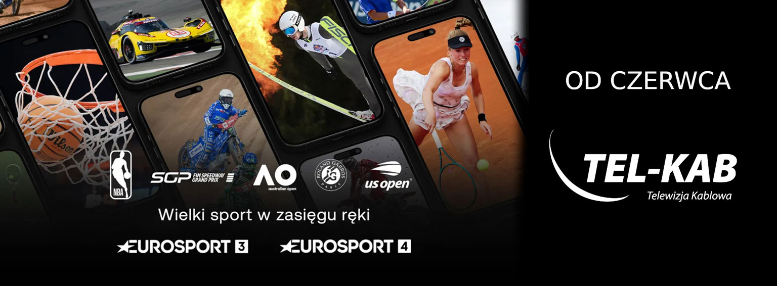 Eurosport 3 i Eurosport 4 Nowe kanały sportowe od czerwca w Tel-Kab Ultra TV