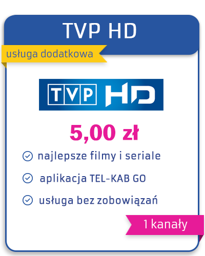 TVP HD za jedyne 5 zł - najlepsze filmy i seriale - aplikacja TEL-KAB GO usługa bez zobowiązań