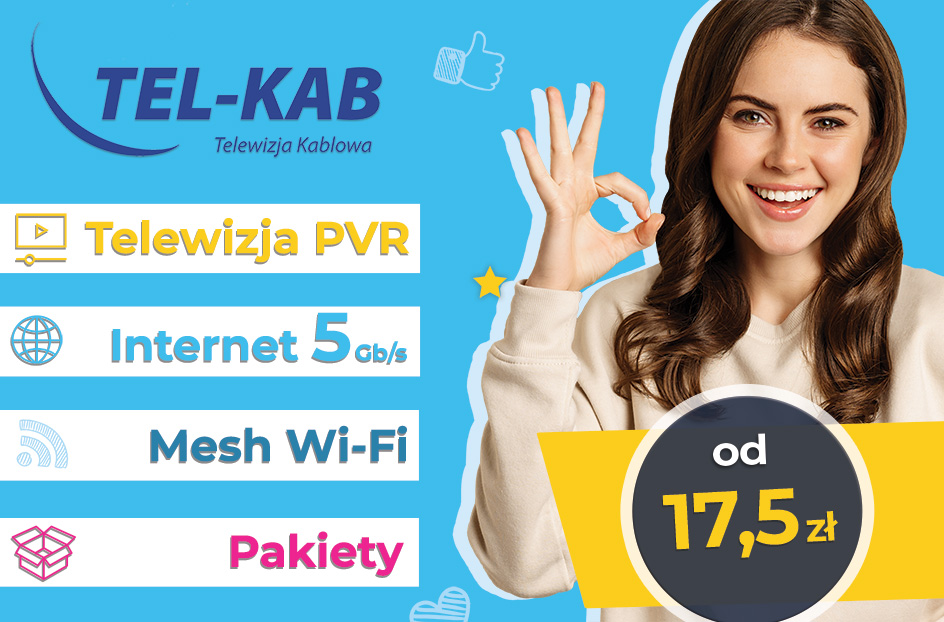 Oferta dla nowych abonentów. Nie przepłacaj, poznaj nas i zdecyduj. Internet z telewizją już od 17,5 zł