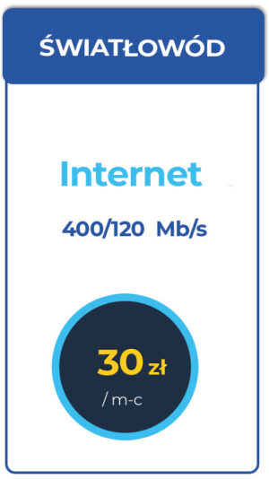 internet_400_30 Promocja dla nowych abonentów. Internet już od 30 zł miesięcznie