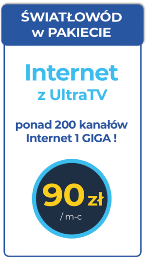 Super oferta pakietowa. Internet 1 Giga z telewizją już za 99 zł