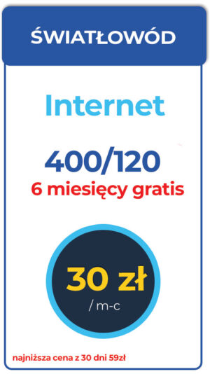 Internet_400Mb_za_30zl Internet 400/120Mb/s za 30 zł